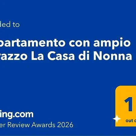 Con Ampio Terrazzo La Casa Di Nonna Iliana Appartamento